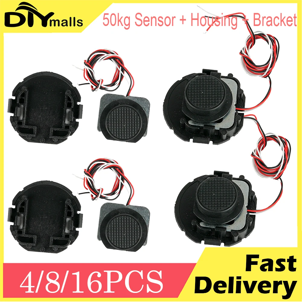 50kg Load Cell Weight Sensor 50kg Loadcell Half-bridge Strain Gauge Human Body Scale Weighing Sensor for Arduino