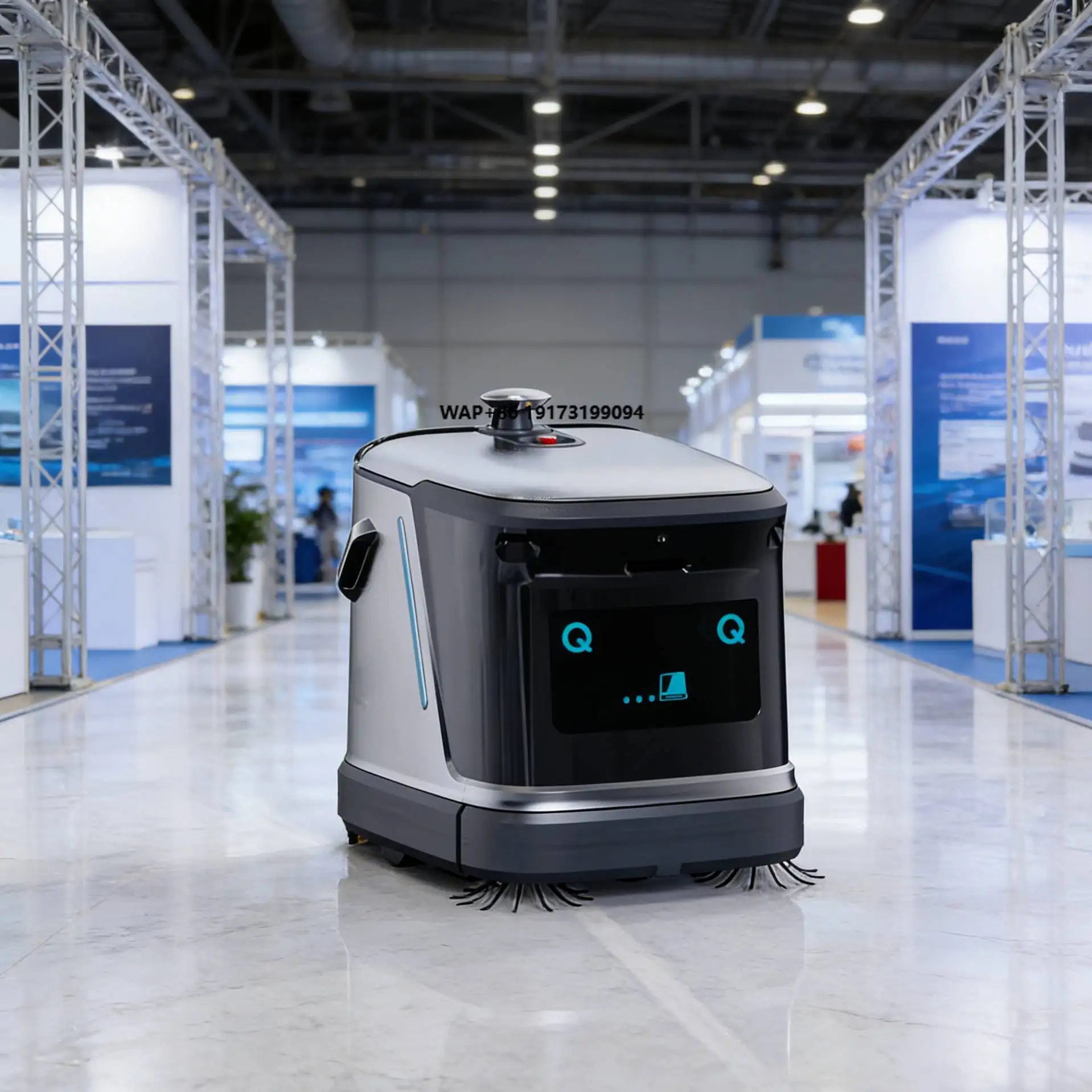 Warehouse Autonomous Floor Scrubber Cleaning Equipment Floor Sweeping Machine Self Cleaning Robots