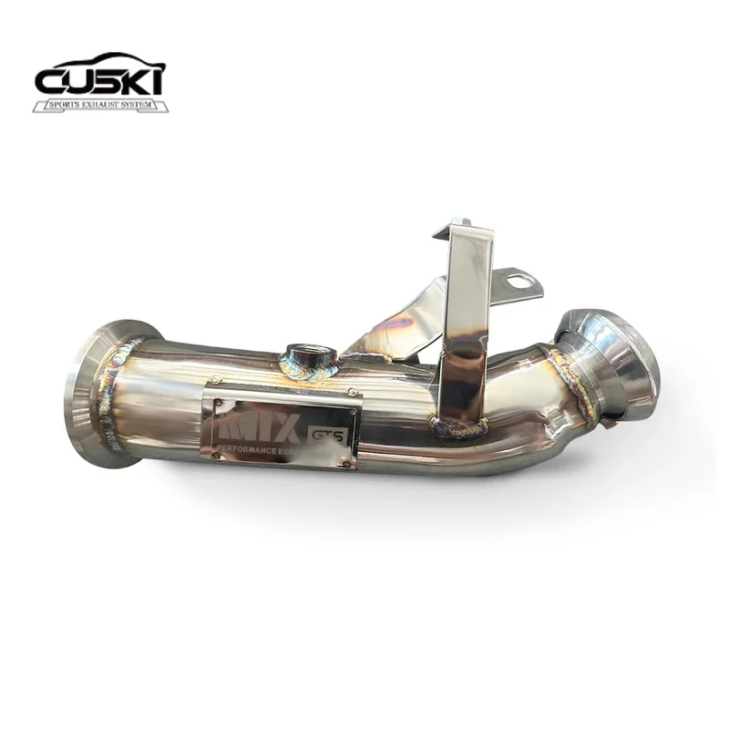 Stainless Steel Automotive Exhaust Parts fit Mercedes Benz SMART 453 2015-2019 intercepted downpipe exact system Exhaust Modif