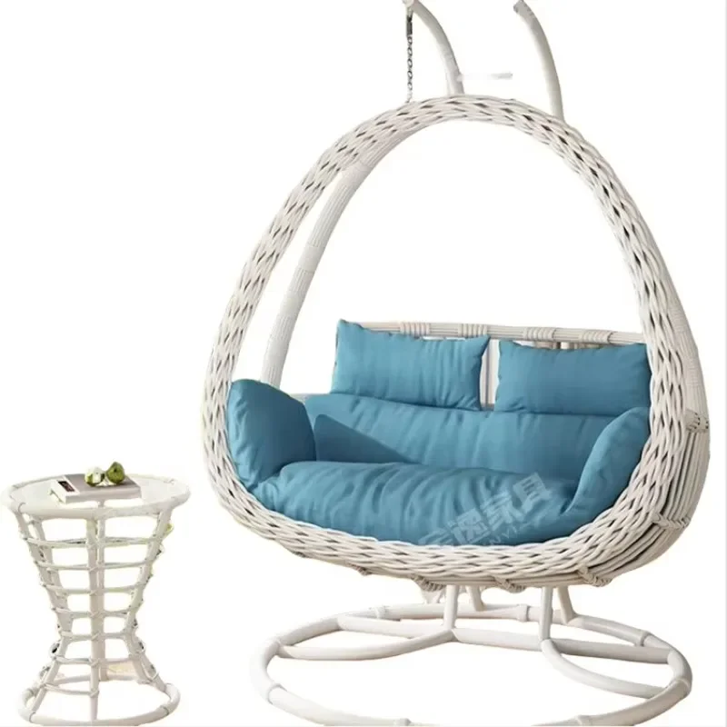 Modern Outdoor Furniture Rattan Garden Hammock Swing Chair Egg Chair Swing with Bracket