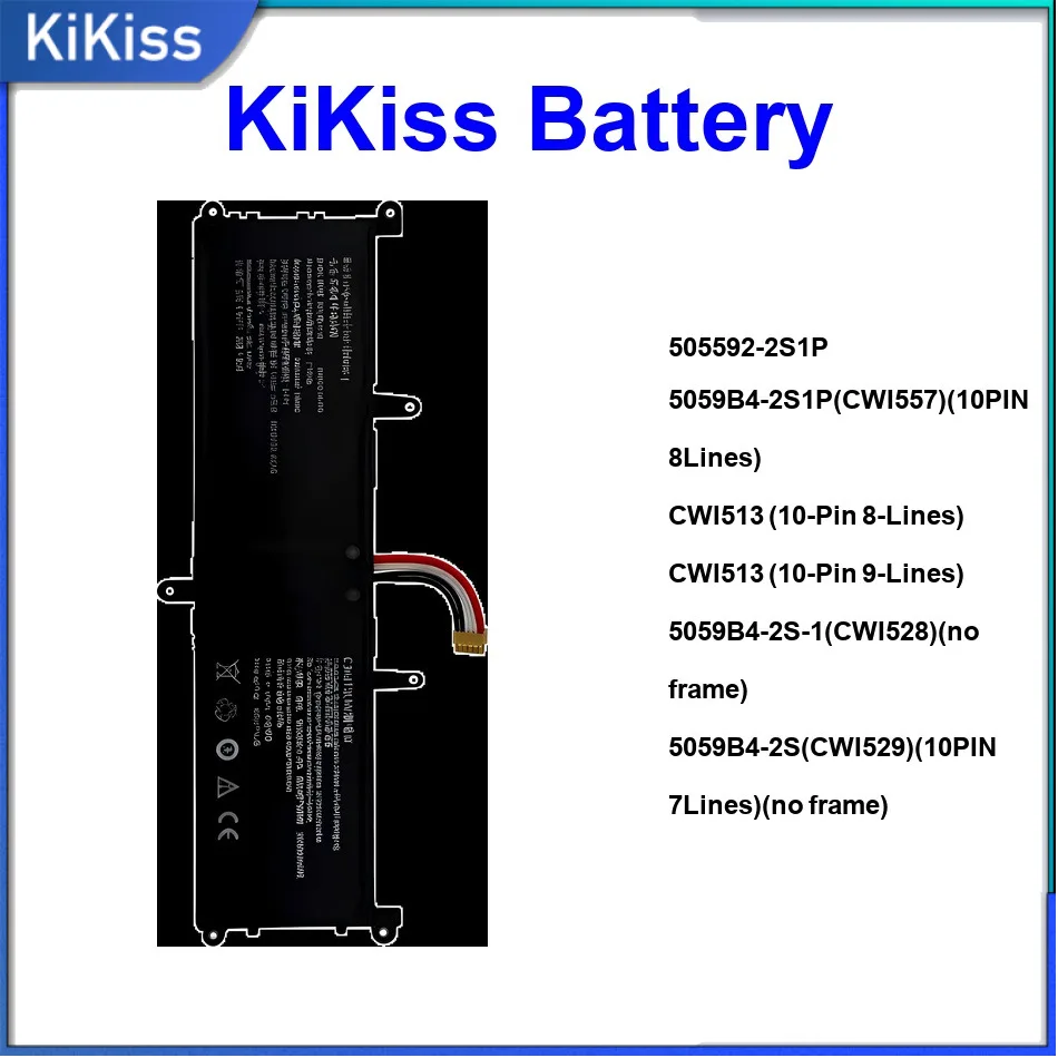 

CWI513 10-Pin For Chuwi 10.5" Freebook Gemibook Herobook Minibook 13 13.5 14 Inch Laptop Pro Mini Battery