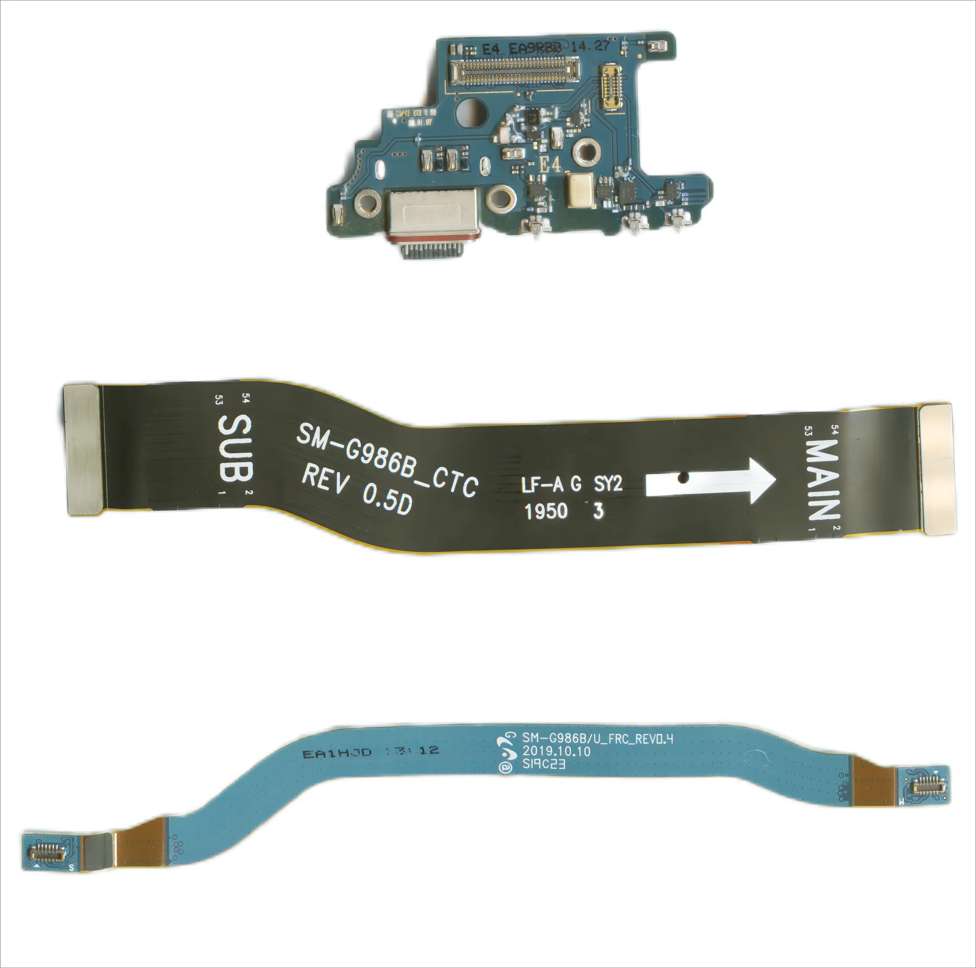 Mobile Phone USB Charging Dock Port Replacement For Samsung Galaxy S20 Plus G986 Charger Board Repair Parts