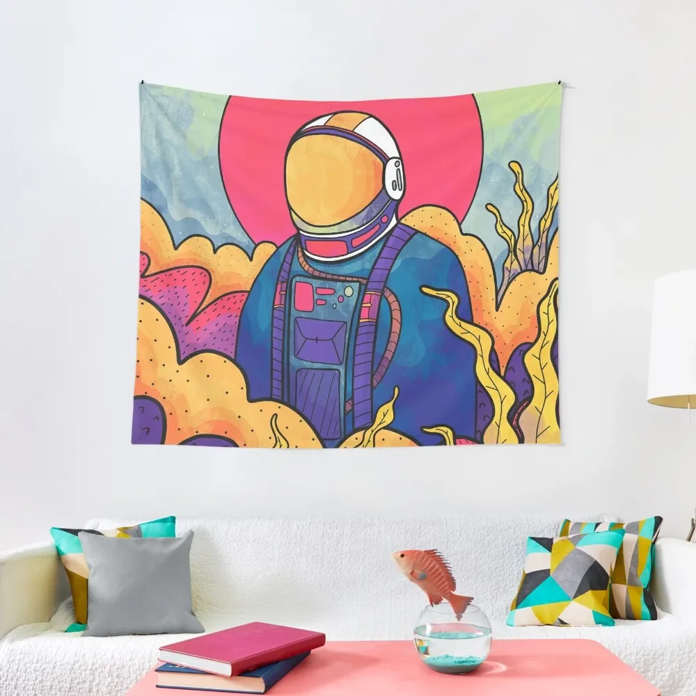 The planet explorer Tapestry Cute Decor Decorative Paintings Decorations For Your Bedroom Wall Decor Hanging Tapestry