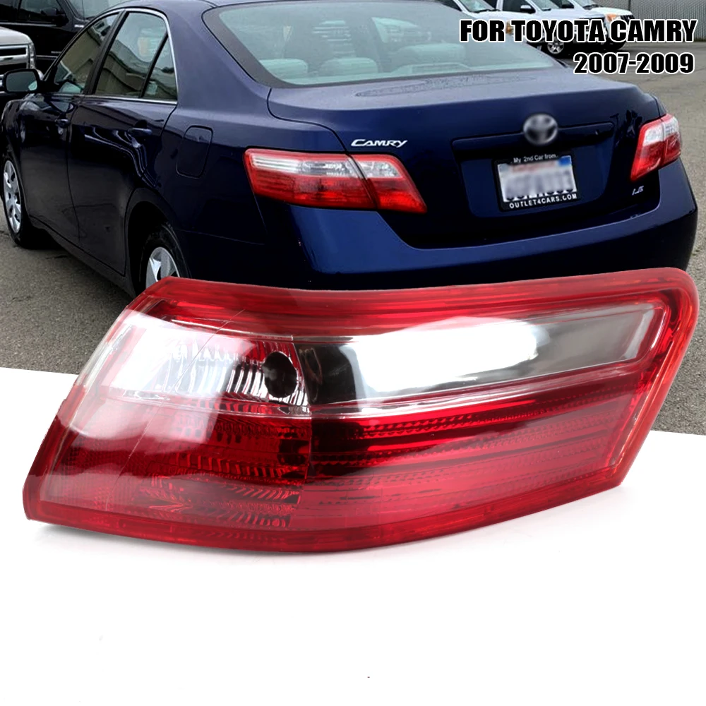 

Left/Right Side Red Tail Lamp FOR Toyota Camry LE CE SE XLE 2007 2008 2009 Rear Tail Light Brake Lamp with Wire Harne