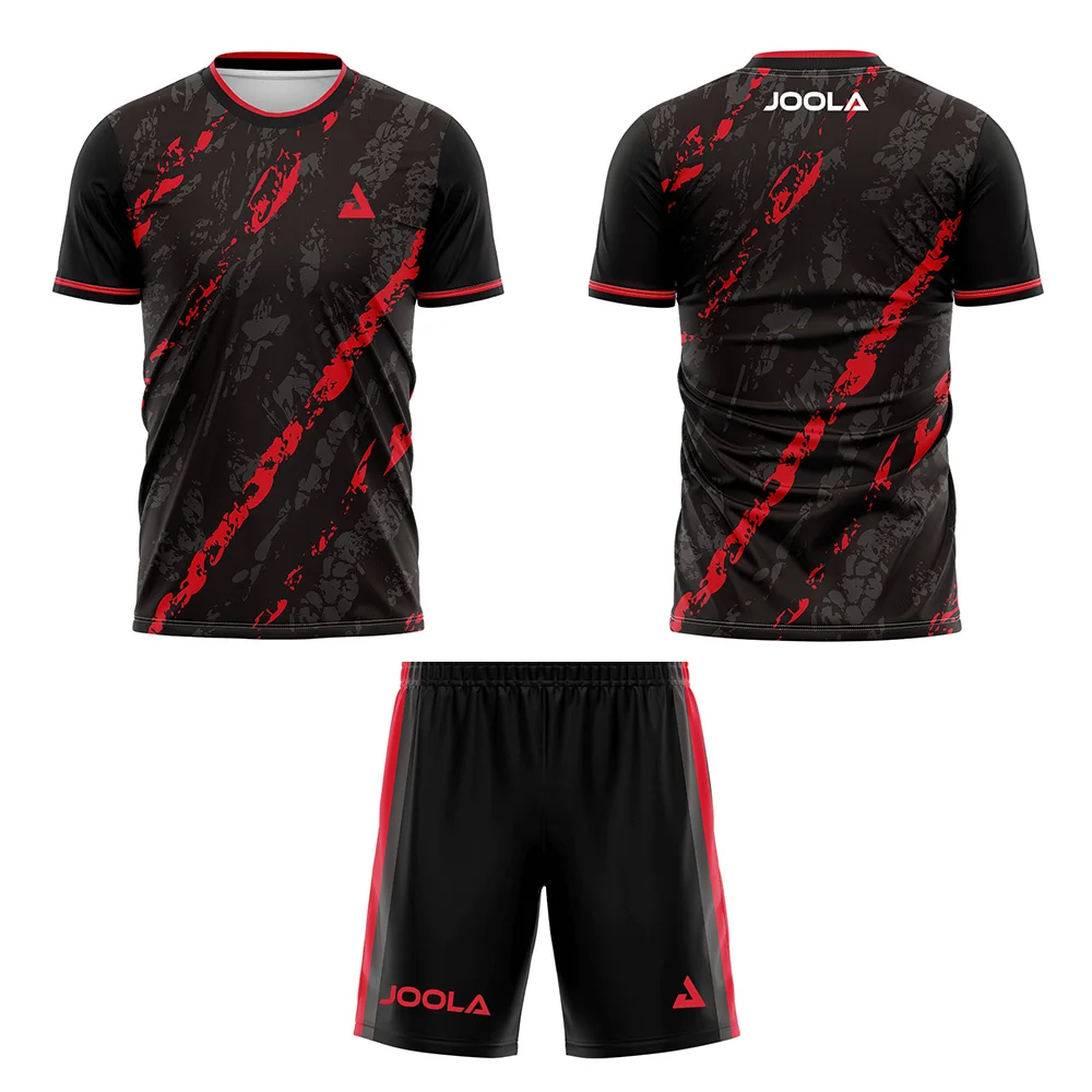 

2026 Breathable Quick-drying Men's Table Tennis Apparel Short-sleeved T-shirt And Shorts Set Badminton Drawstring Pocket Shorts