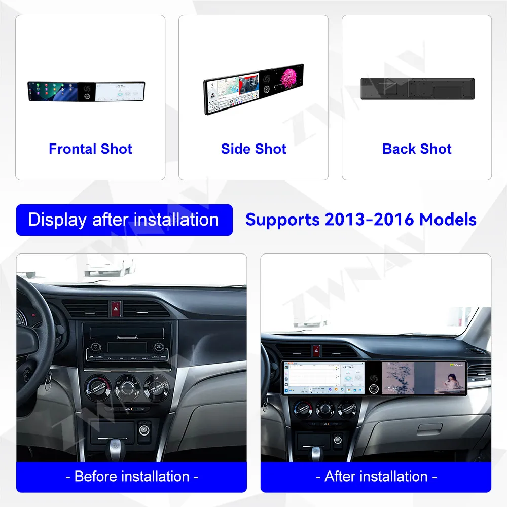 For Honda CRIDER 2013-2016 Android 13 12.3