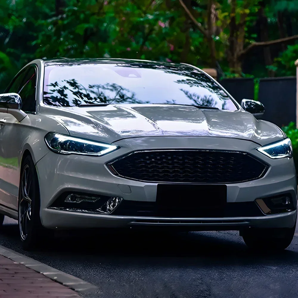 

Для Ford Mondeo Fusion 2017-2021 автомобильные передние фонари, обновленные линзы проектора с высокой настройкой, аксессуары, светодиодные автомобильные фары в сборе
