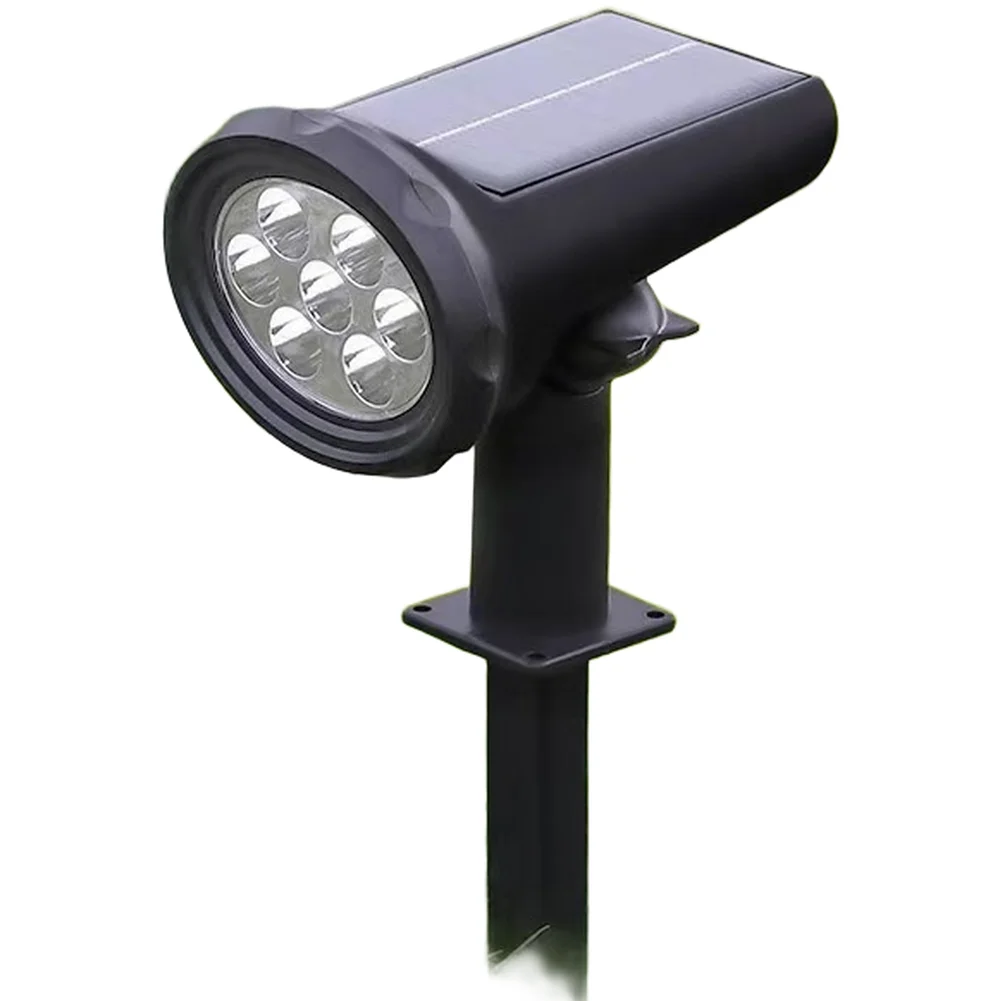 Solar Powered Spot Light 7 LED and 10 LED for Outdoor Garden Lawn Illumination Warm White Cool White RGB Colors