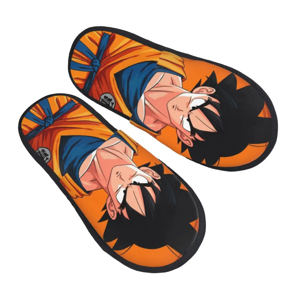 

Custom Son Goku Guest Slippers for Bathroom Women Anime Japan House Slipper