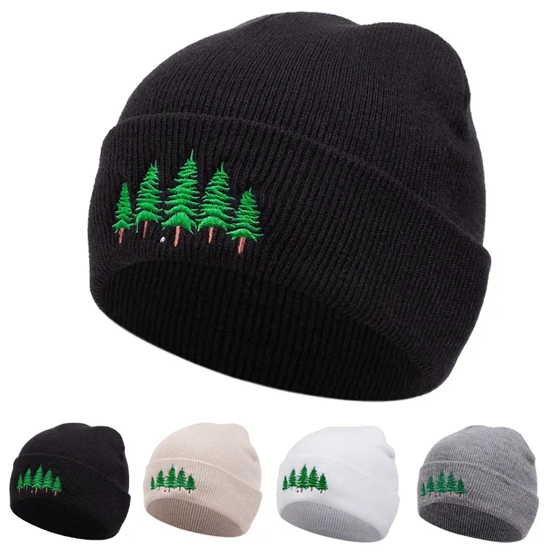 

Hot Selling Luxury Winter Warm Beanie Hat Knitted Embroidery Cotton Skullies Beanies Outdoor Leisure Bonnets Hat for Women Men