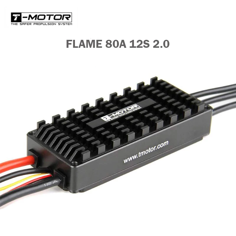 T-MOTOR FLAME 80A HV V2.0 ESC 6-12s waterproof ESC IP54 for commercial UAV drone For P80 U11II MN705S MN805S U7 V2.0 motor