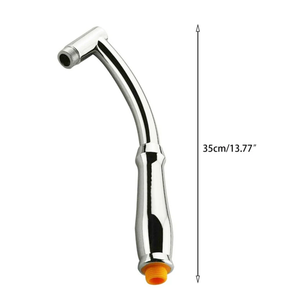 Shower Head Extension Arm  Hand Hold Adjustable Extra Pipe Bath Rain Shower High Pressure Shower head stainless steel rain head