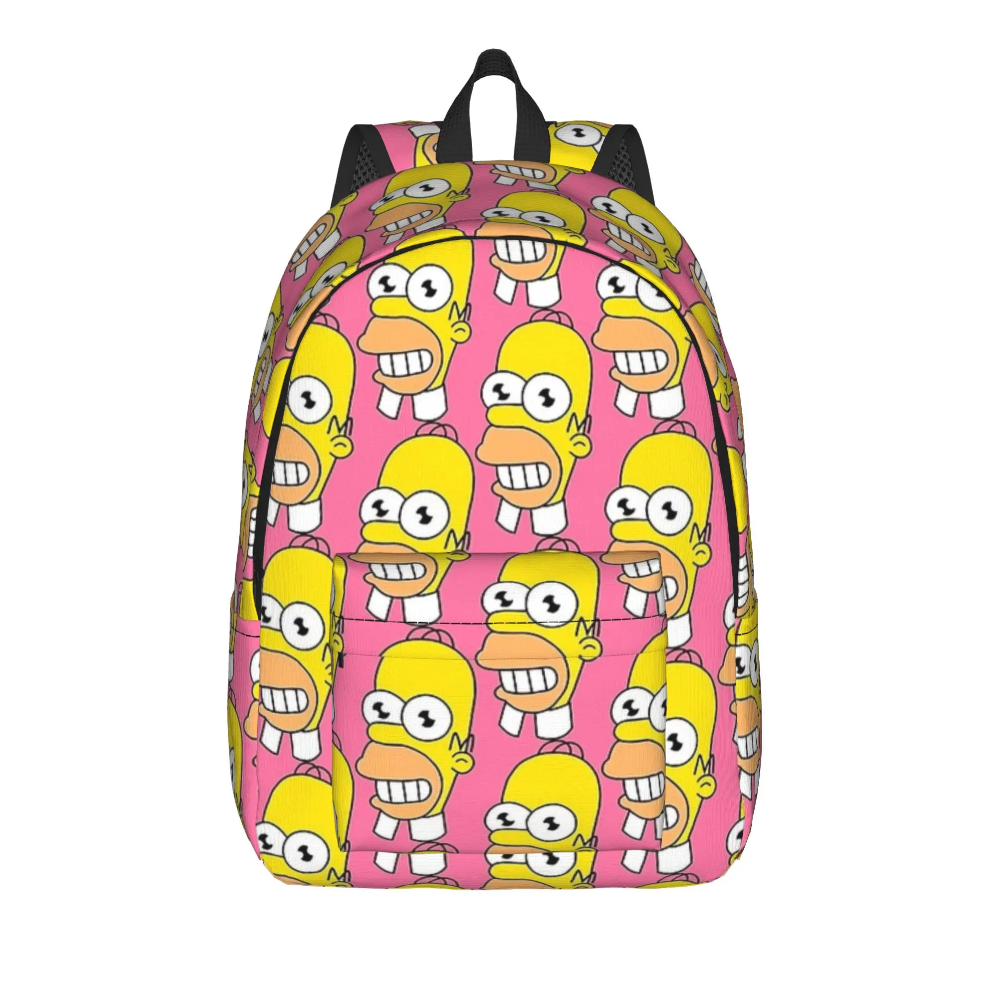Mr Sparkle S-Simpsons Backpack  Girl Polyester Cycling Backpacks Breathable Fashion High School Bags Rucksack