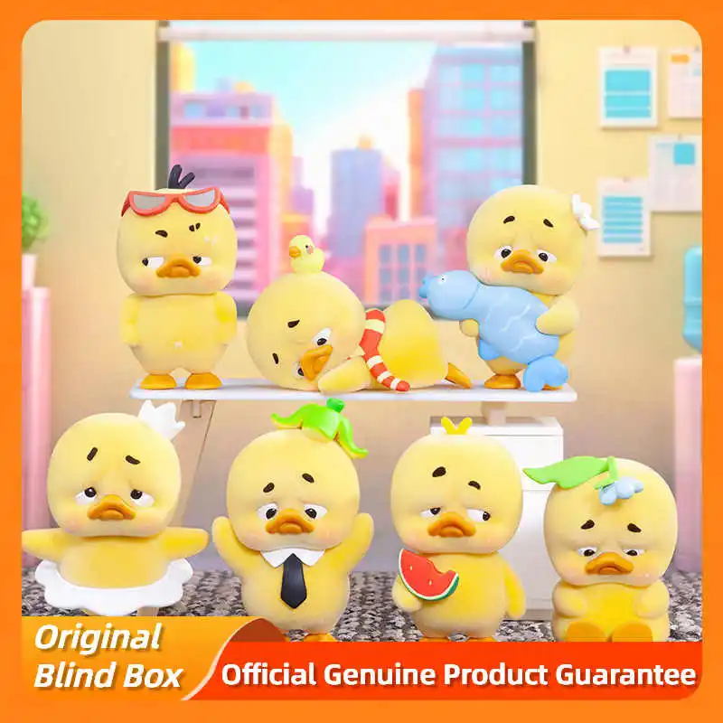 

Подлинная Upsetduck Stop The Spiral Duck Series слепая коробка милый настольный орнамент модель игрушки Upsetduck Mystery Box фигурка куклы в подарок