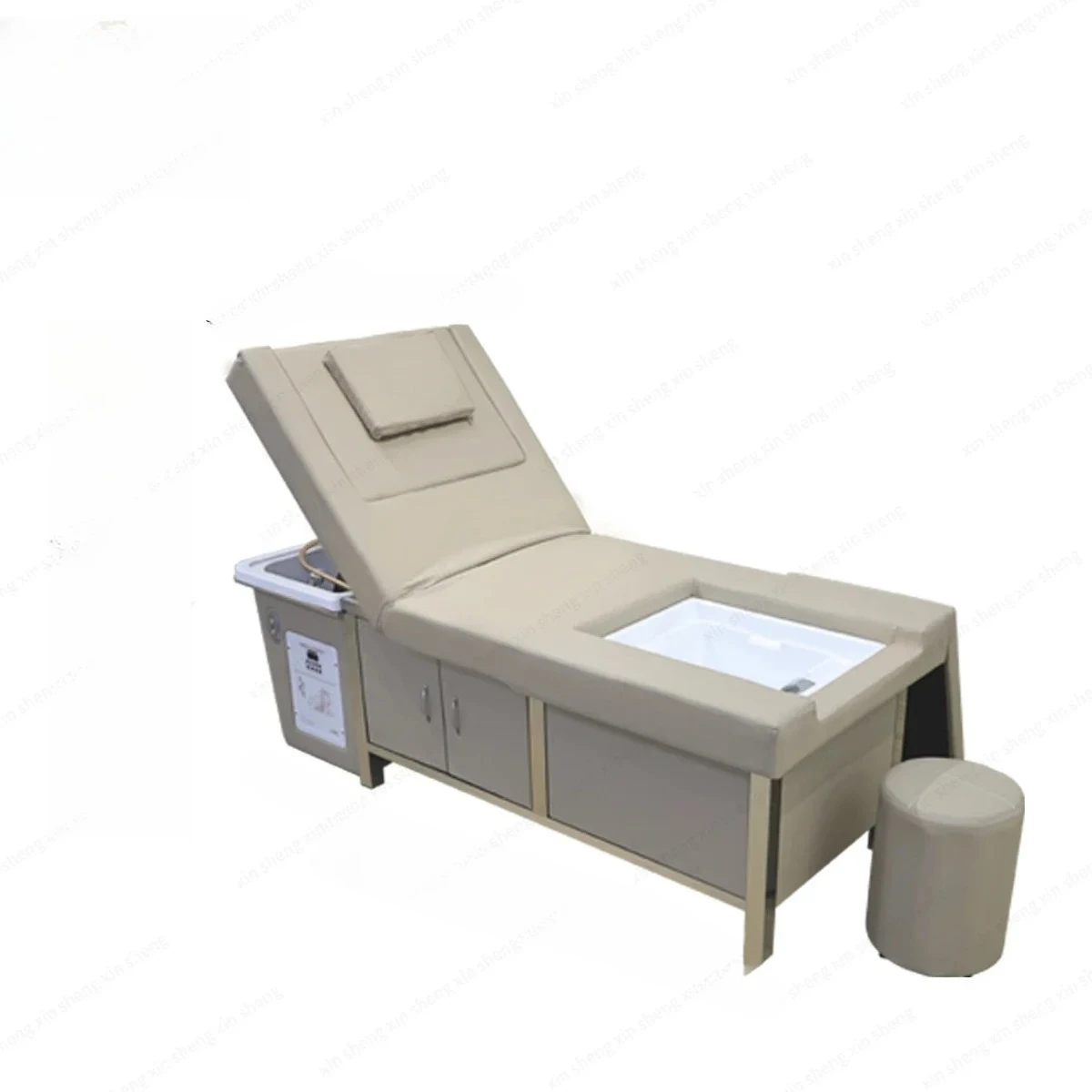 Thai Shampoo Bed Massage Table – All-in-One Head SPA Fumigation & Hair-Wash Sofa for Hair Salon Massage Shop Furniture