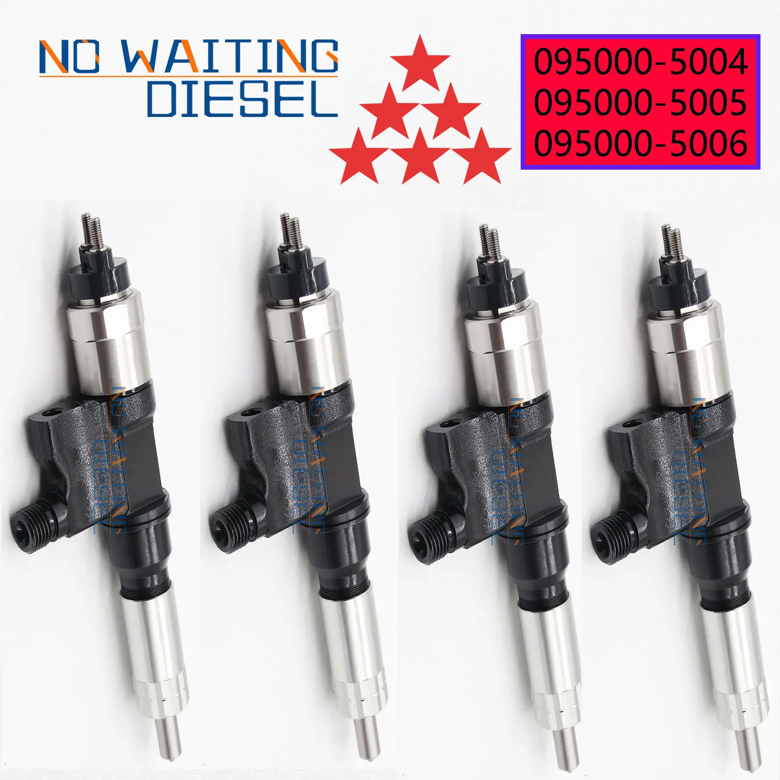 

4 PCS 095000-5004 095000-5005 095000-5006 Fuel Pump Injector 0950005005 Common Rail Fuel Injection For ISUZU 4HJ1 8973060712