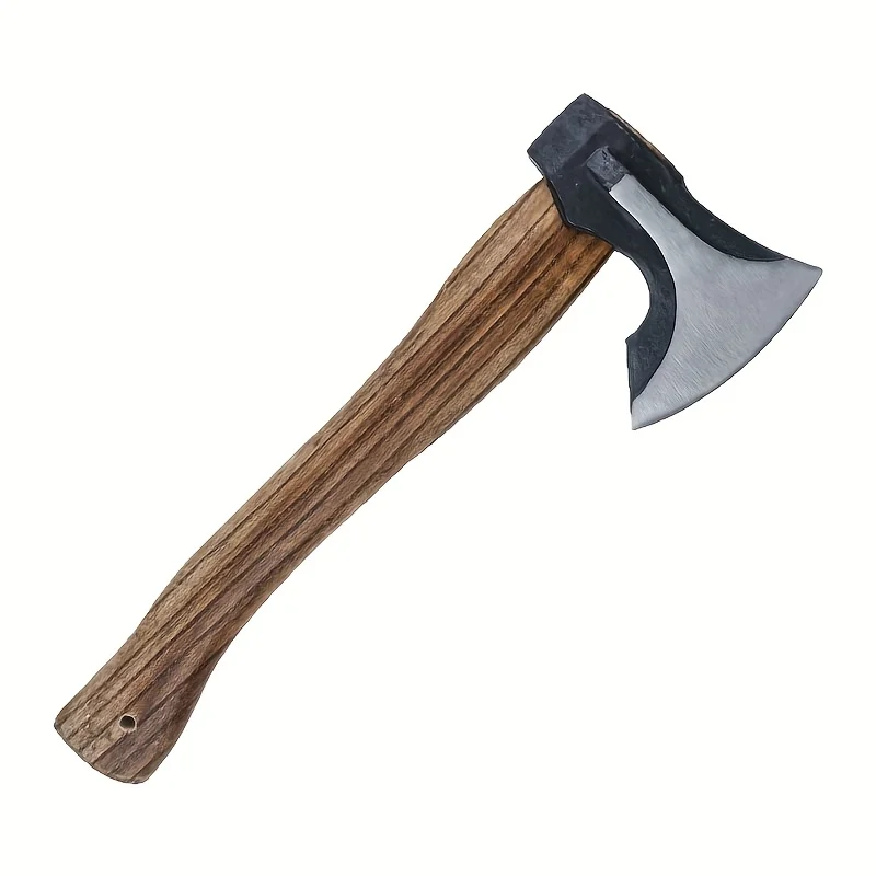 2PCS Professional Firewood Splitting Axe - Anti-Slip Wood Handle & Sharp Blade for Efficient Chopping & Outdoor Adventures