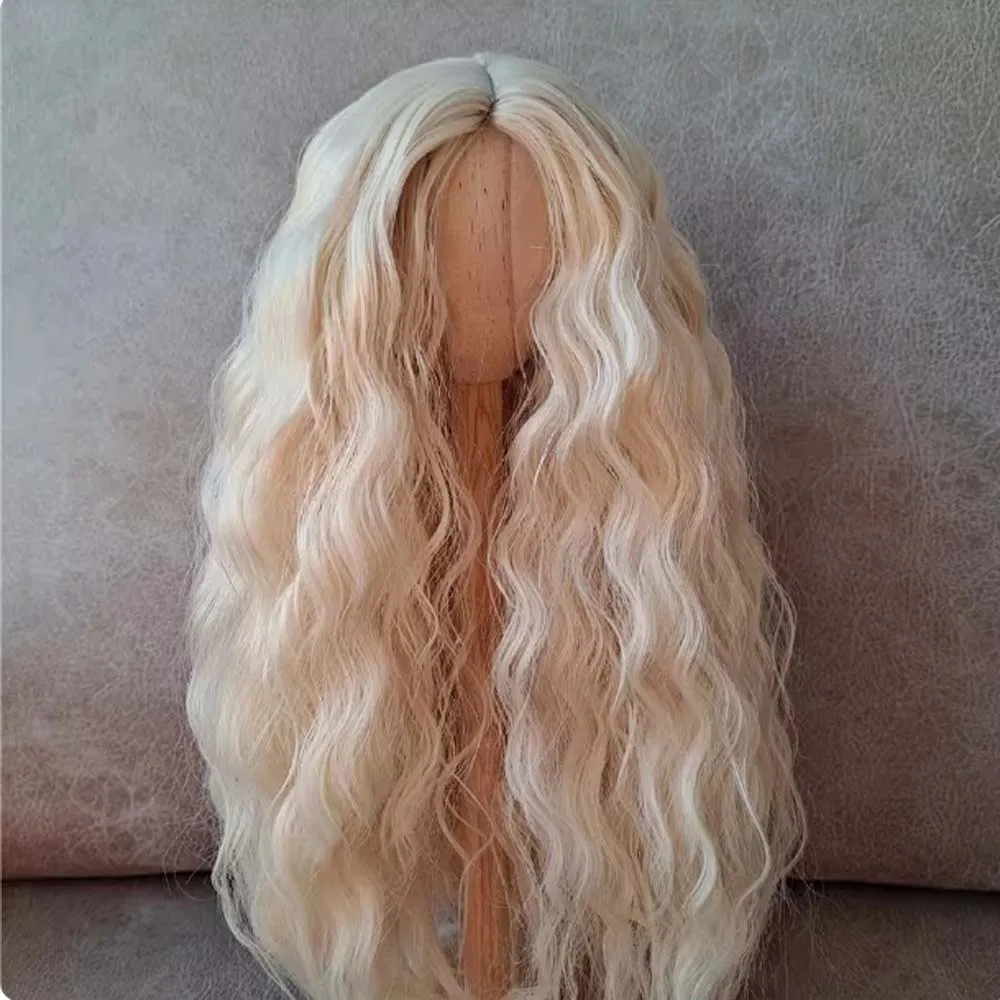 

New Arrival 1/3 1/4 1/6 1/8 Bjd SD Doll Wig High Temperature Wire Long Wavy Wig Accessories