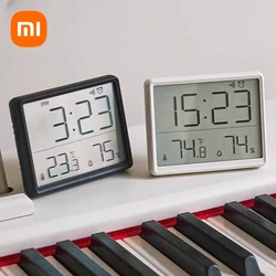 Xiaomi New Multifunction Thermometer Hygrometer Automatic Electronic Temperature Sensor Monitor Clock Household Thermometer Tool