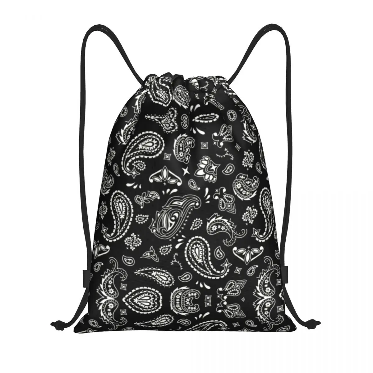 Bandana Paisley Pattern zaino con coulisse donna uomo palestra Sport Sackpack borsa da allenamento portatile Sack