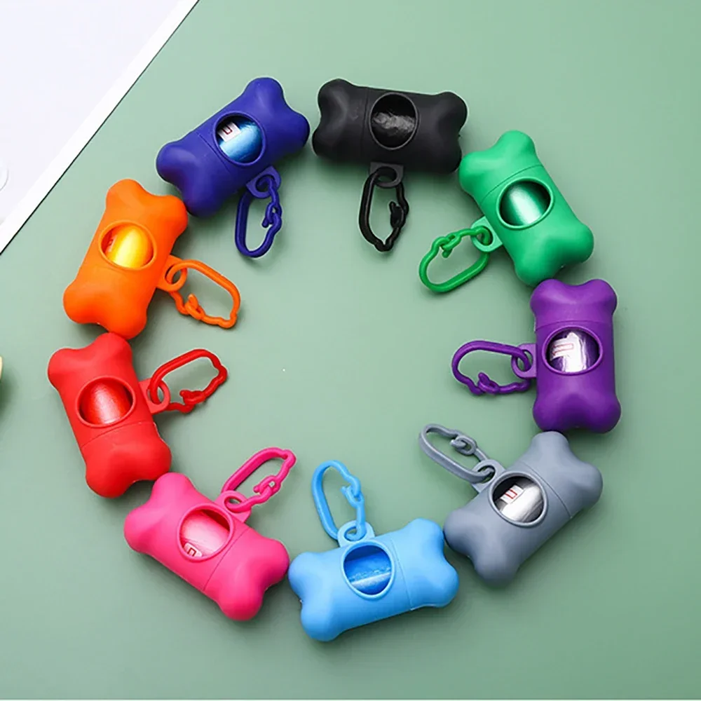 

Pet Bin bag dog toilet bag pet cleaning supplies bone type pet garbage container toilet collector