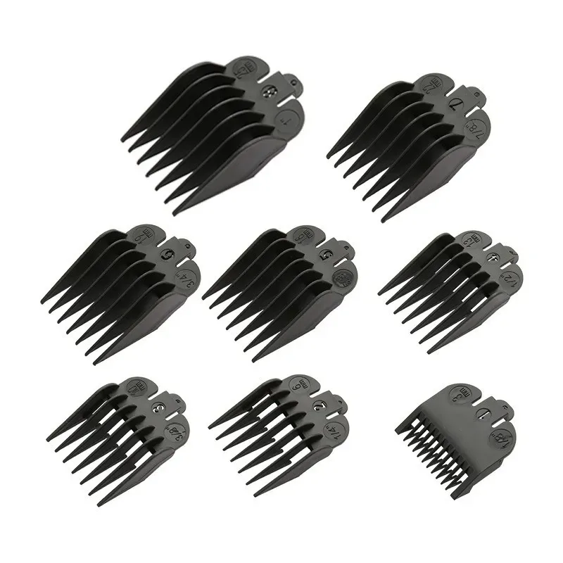 For Most Wahl Clippers and Babyliss FX870 Clipper Guides Replacement 8PCS Clipper Guards Set