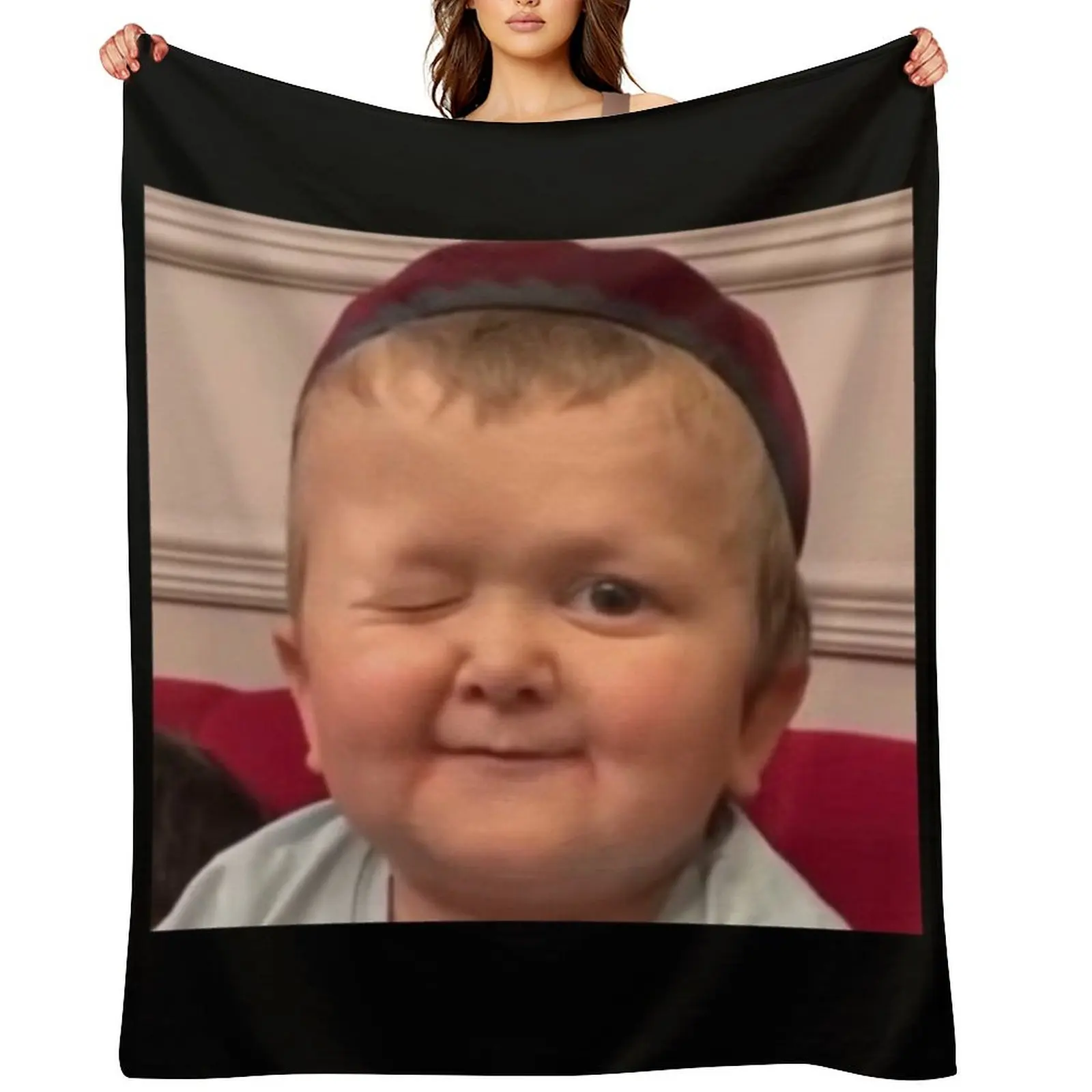 

Hasbulla - Hasbulla Hasbullah smile Throw Blanket Thin Soft Thermal Beach Blankets