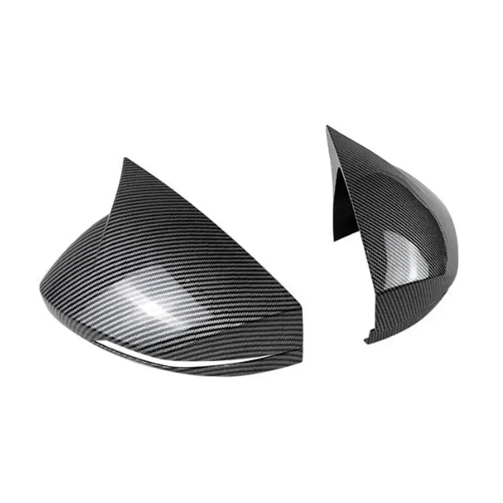 For Kia Sportage 2022 2023 2024 Car Rearview Side Mirror Cover Wing Cap Exterior Door Housing Shell Trim ABS Carbon/ Black