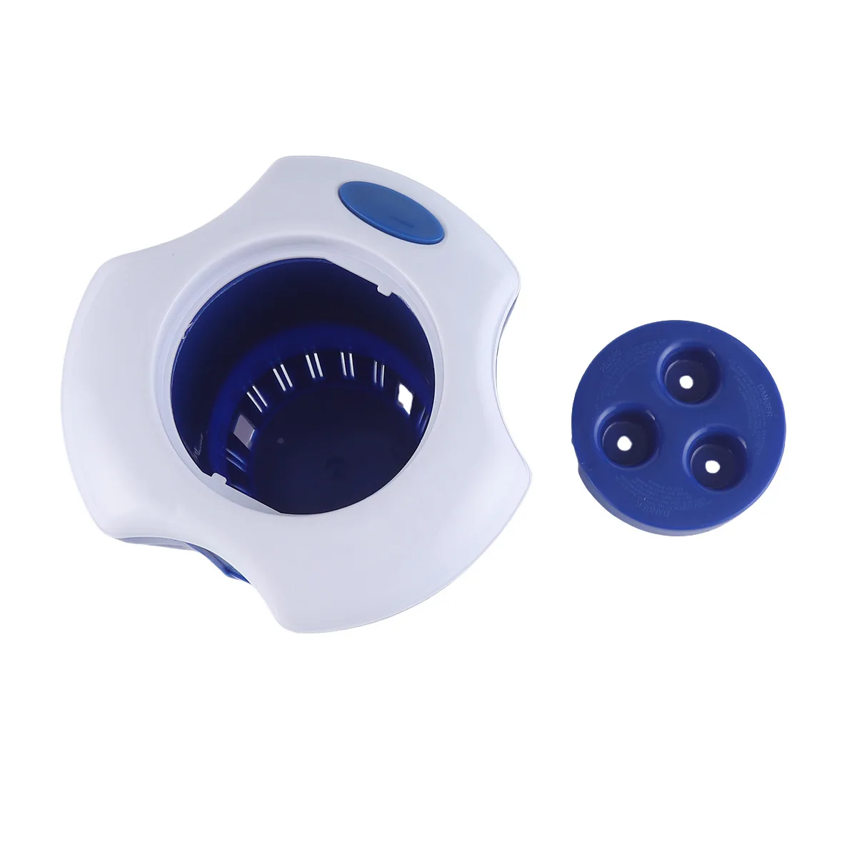Floating Pool Chlorine Tablet Dispenser 7 Inch Large With Thermometer Dosing Box For Swimming Pool SPA Hot Tub Fish Pond