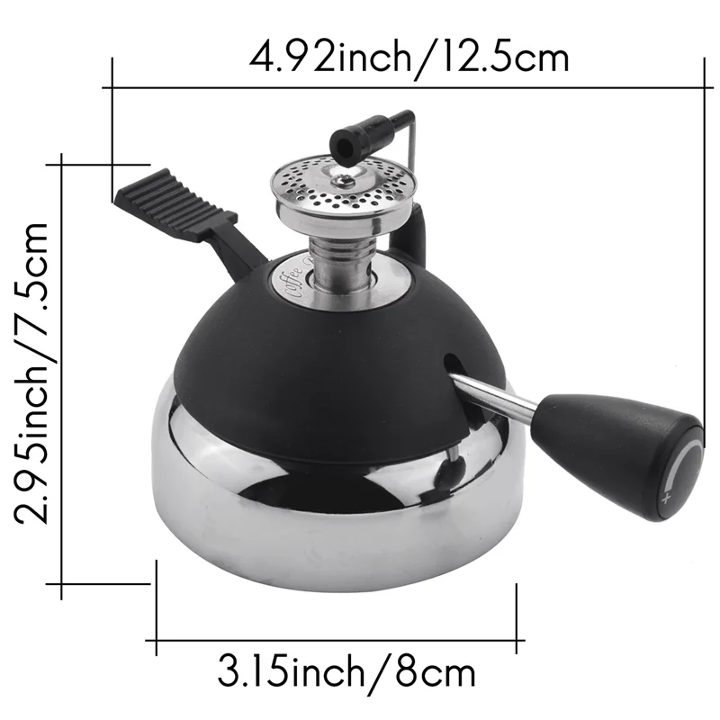 Mini Gas Burner HT-5015M Mini Tabletop Gas Butane Burner Heater Siphon Pot Coffee Stove Siphon Pot-Y48A