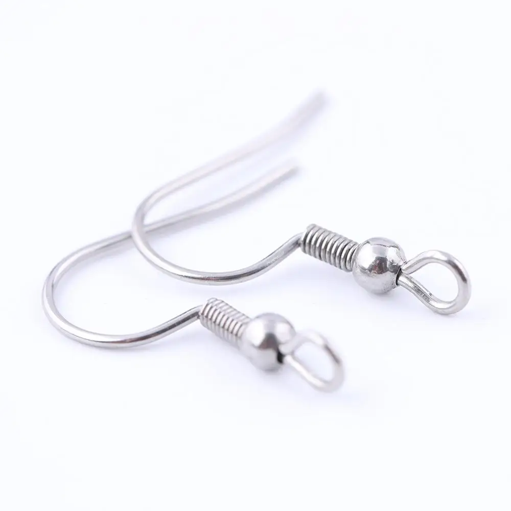 100pcs stainless steel 316 earring hooks findings diy accessories for earrings making supplies