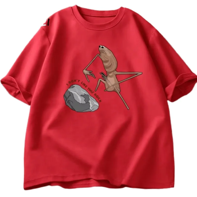 ماركوس الدودة تي شيرت للرجال النساء Y2k الملابس تصميم مطبوعة القطن قصير الأكمام الجولة الرقبة التي شيرت الشارع الشهير Y2k الملابس #5