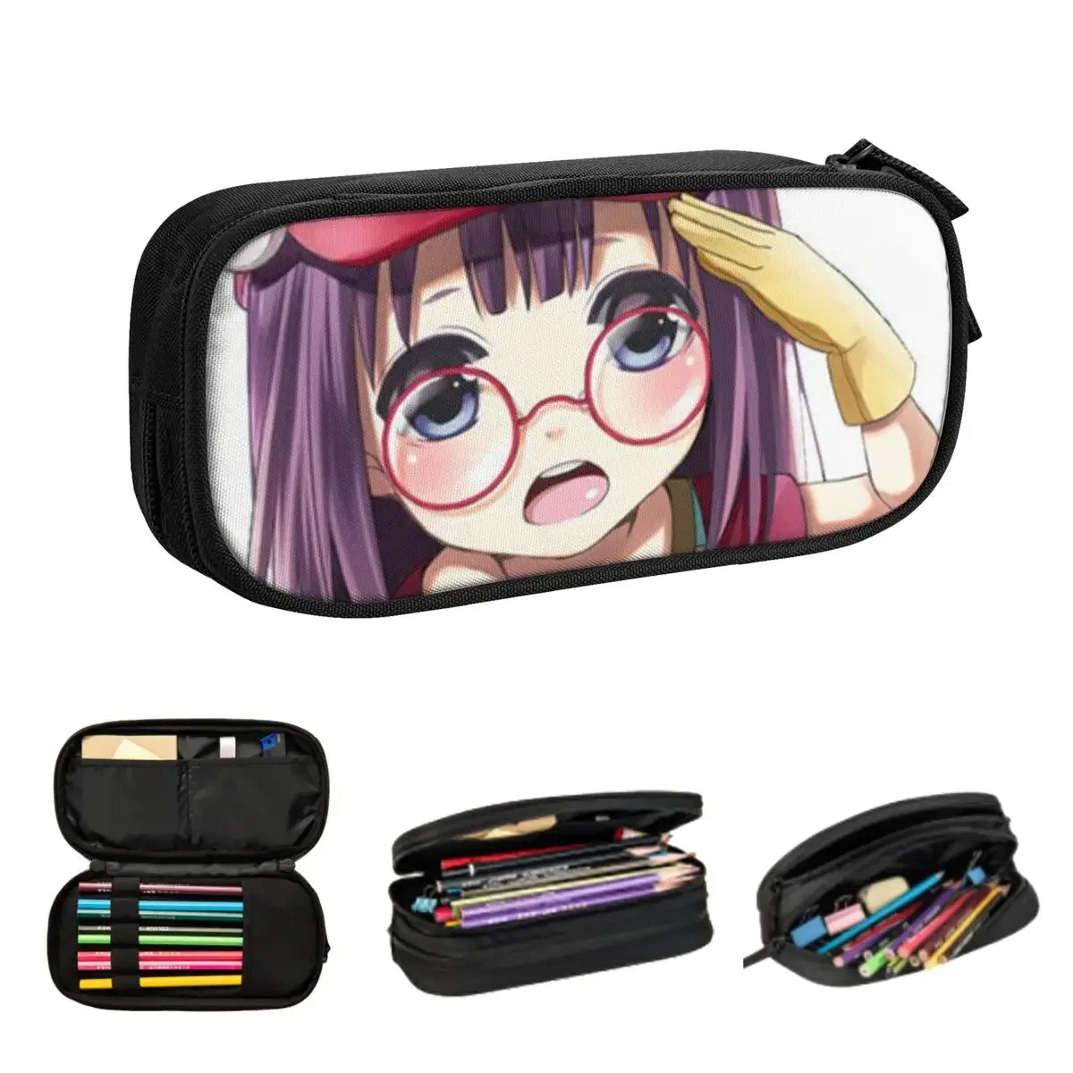 

Arale Dr.Slump Anime Pencil Cases Big Capacity Pen Bags Pen Box Pencil Pouch For Boys Girls Students Stationery School Office