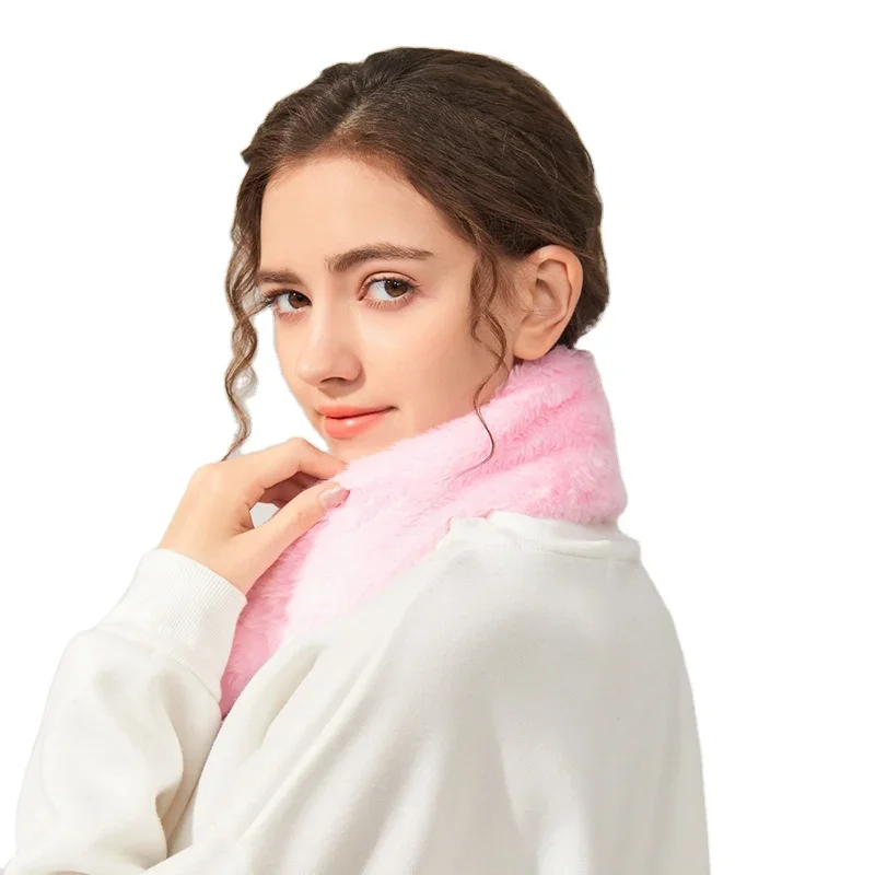 

Heated Scarf washable portable Heating Scarves Usb Battery Rechargeable Skiing Hot Fever Neckerchief Muffler Luxury Scarfs