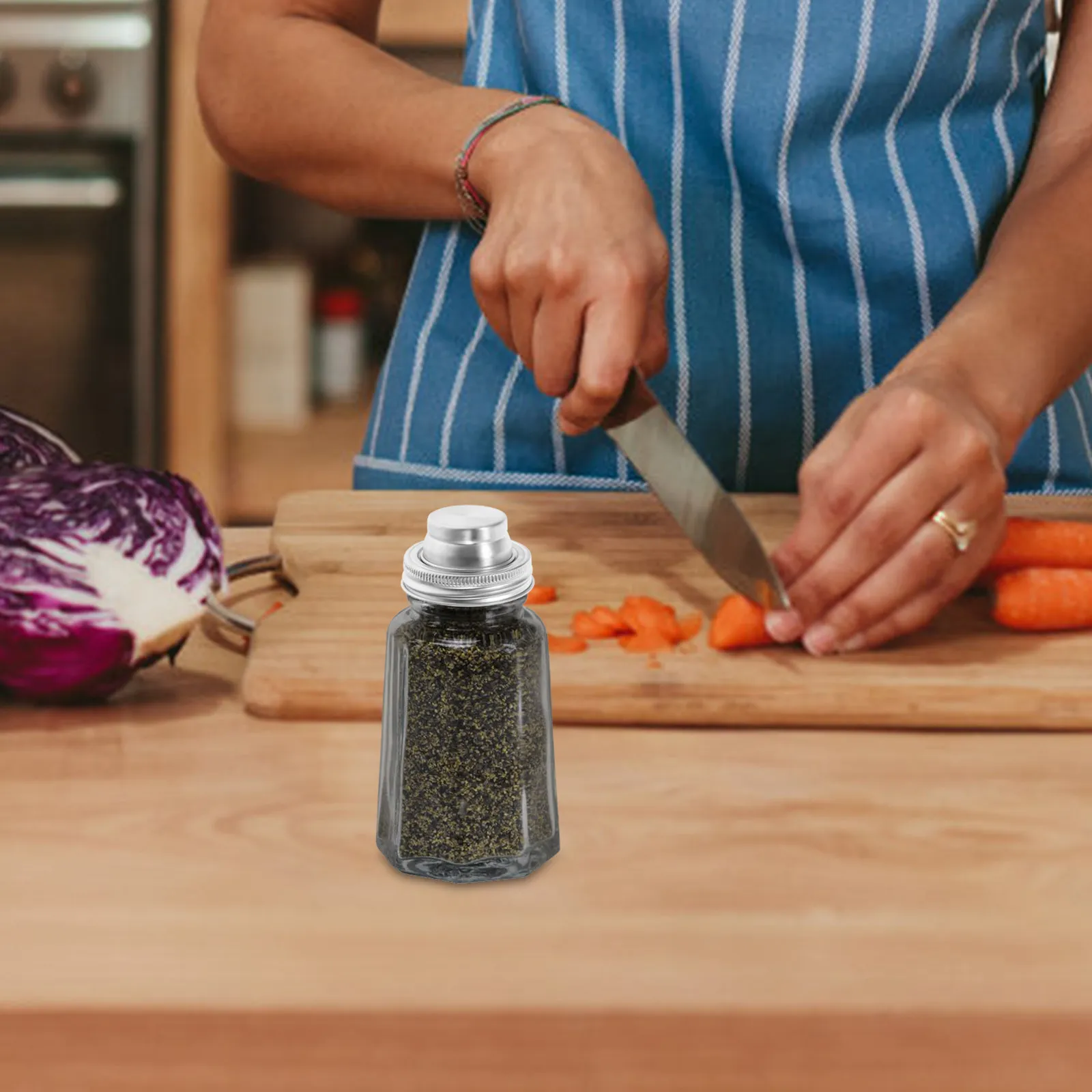 304 Stainless Steel Mason Jar Shaker Lid 70Mm Regular Mouth Spice Cover Salt Sugar Flour Sifter Cap Airtight Silicone Seal