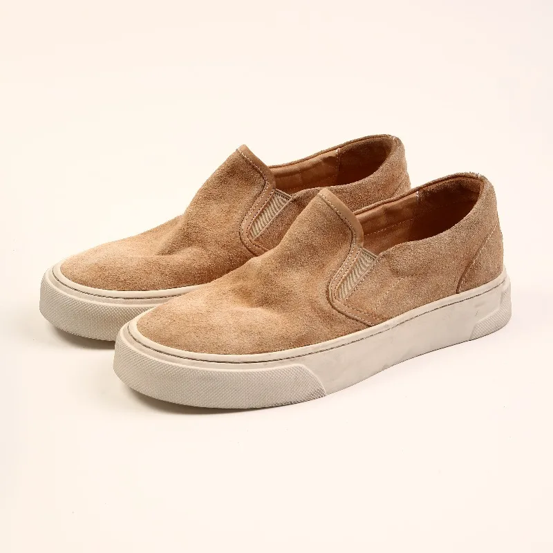 New Handmade Cowhide Washed Horse Leather Summer Loafers Men's Casual Shoes Slip on Retro Genuine Leather Sport Shoes Male Flats