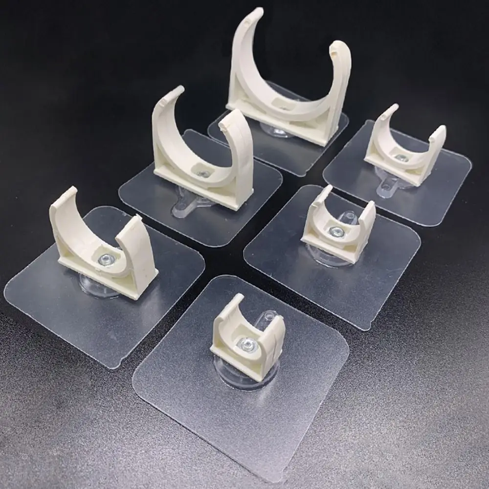 

1/5Pcs Punch-free Self-adhesive Pipe Clamp Aquarium Fish Tank Garden Irrigation Water Tube Holder 16/20/25/32/40/50mm