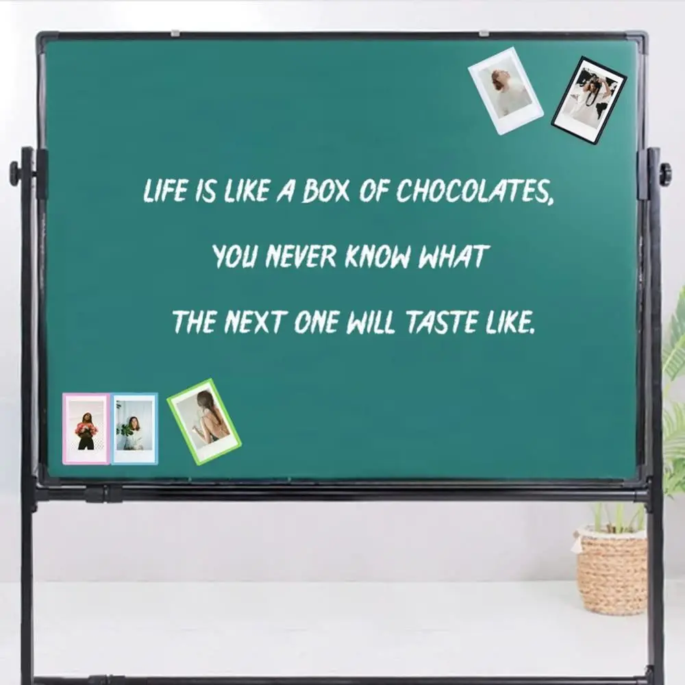 5PCS Decorative 3 Inch Magnetic Photo Frame Reusable Adhesive Refrigerator Sticker Removable Magnetic Photo Frames Home Decor