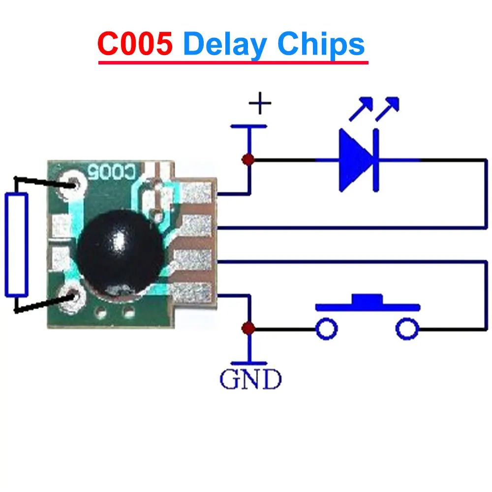 10Pcs delay chips multi-function delay trigger timing chip module timer IC timing 2s - 1000h