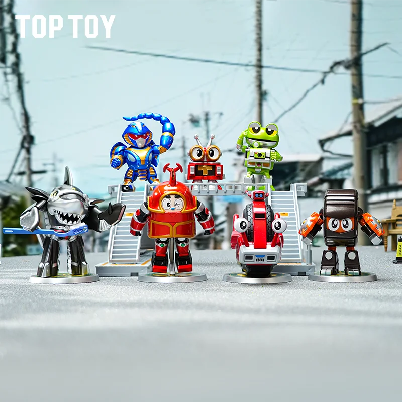 

TOPTOY BNFQ B Robo Kabutack Kabuta Series 02 Blind Box Shark Chili Capsule Robot Anime Mecha Figures Collectible Toy fans gift