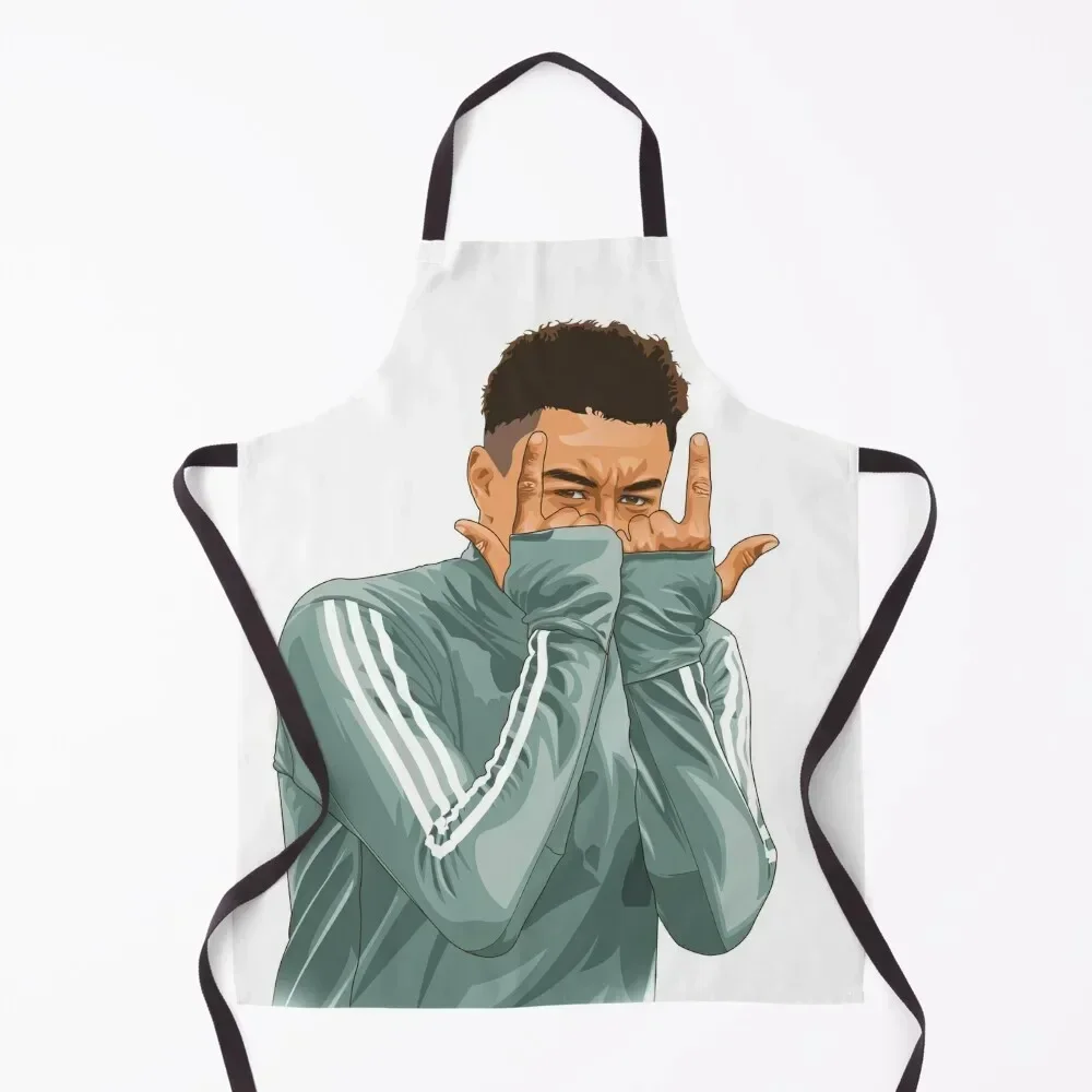 

Jesse Lingard Apron For Man Camping beauty master kitchen jacket woman Apron