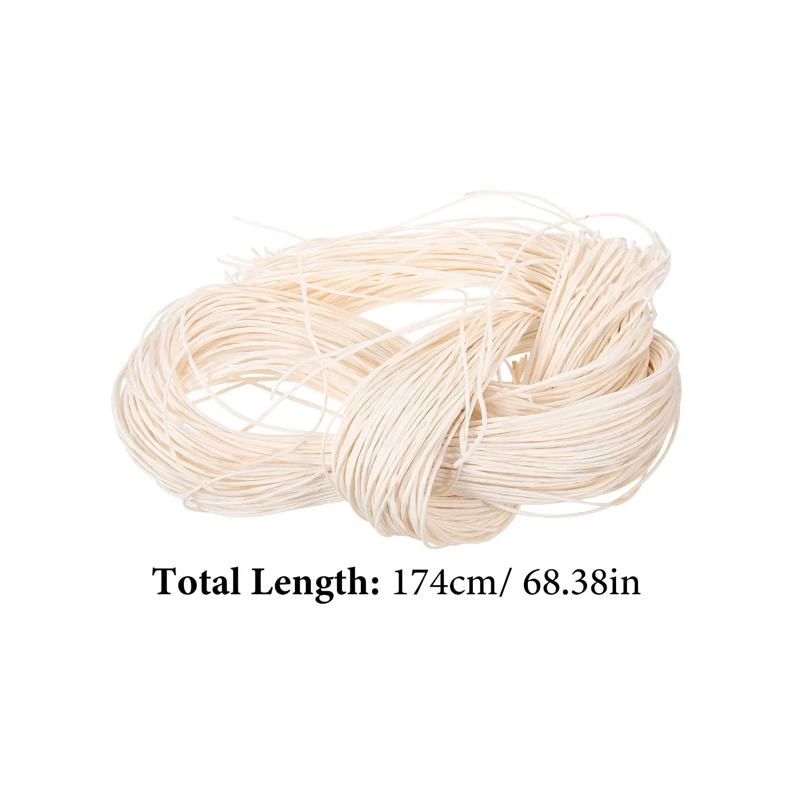 100 قطعة من الحبال الورقية القطنية خفيفة الوزن للعملات المعدنية لمكتب البنك تستخدم من الحبال الورقية النقدية ومغلفة النقود #5