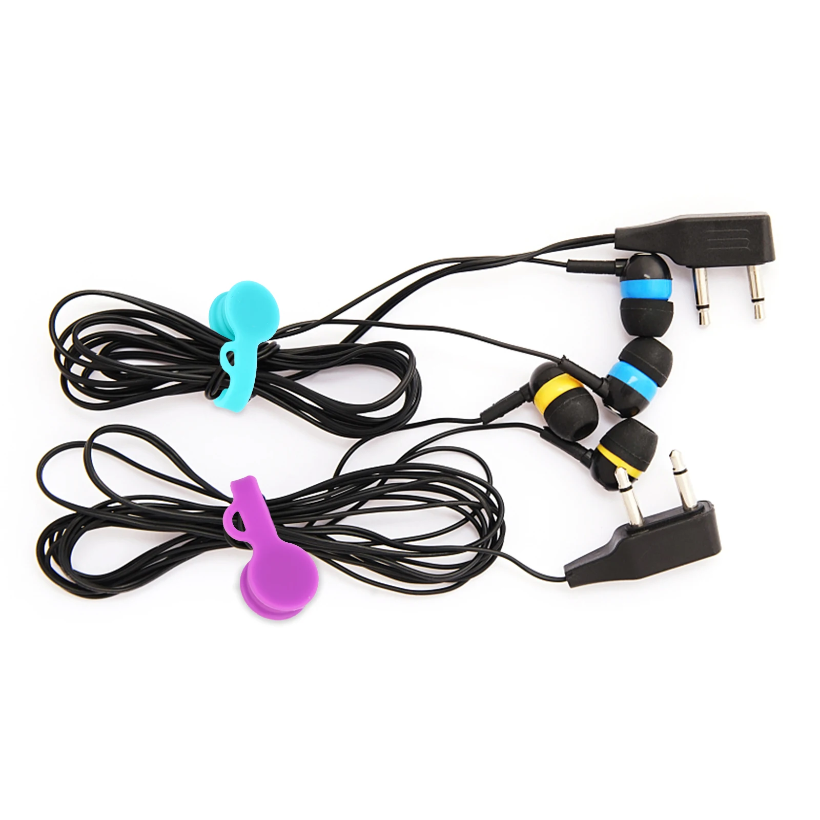 

6pcs Magnet Organizer Silicone Magnet Cable Clip Earphone Line Winder For Headphone Usb Wire Home Office (Random Color)