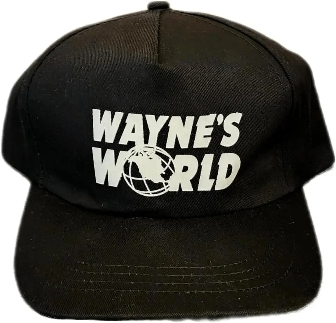 Cappello nero di Halloween Costume anni '80 Il mondo di Wayne