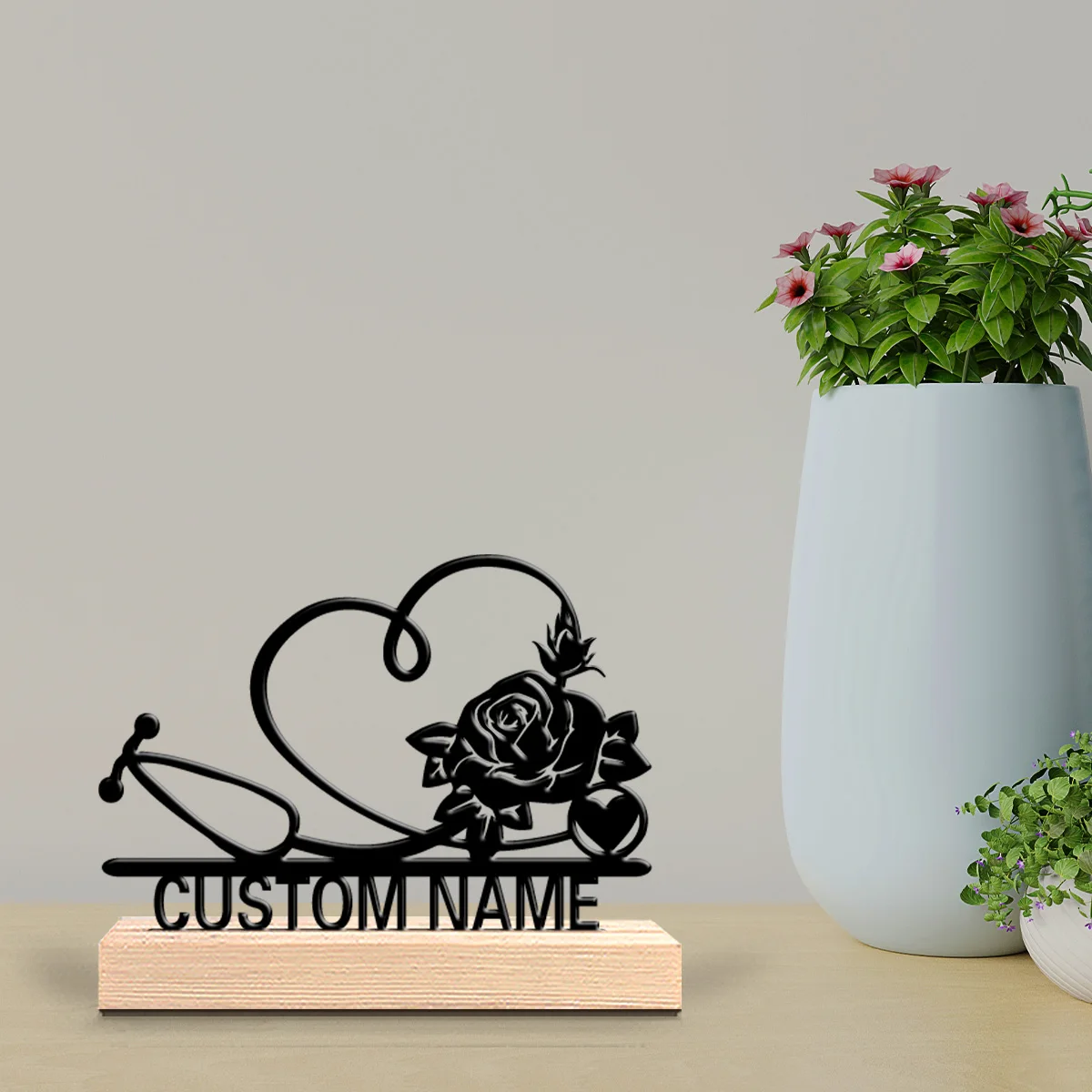 1 pièce, décoration de bureau personnalisée pour personnel médical, idéale pour dégustateurs de vin, bureaux et sculptures de bureau.