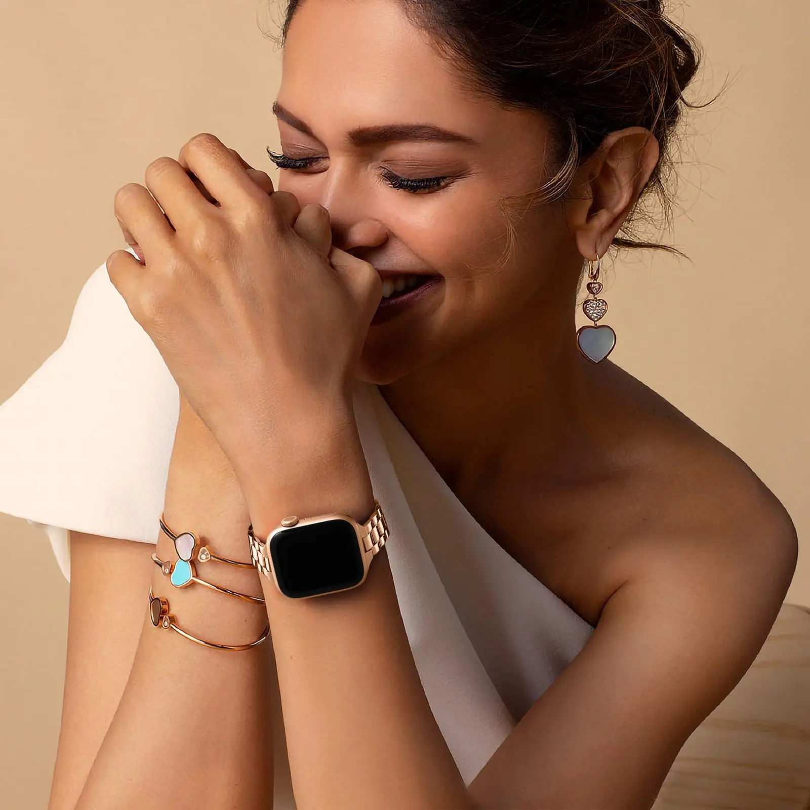 Ремешок из нержавеющей стали для Apple Watch Series 10 9 8 7 46 мм 45 SE 6 42 44 мм 41 мм 38 40 Металлический браслет для iWatch Ultra2 49 мм