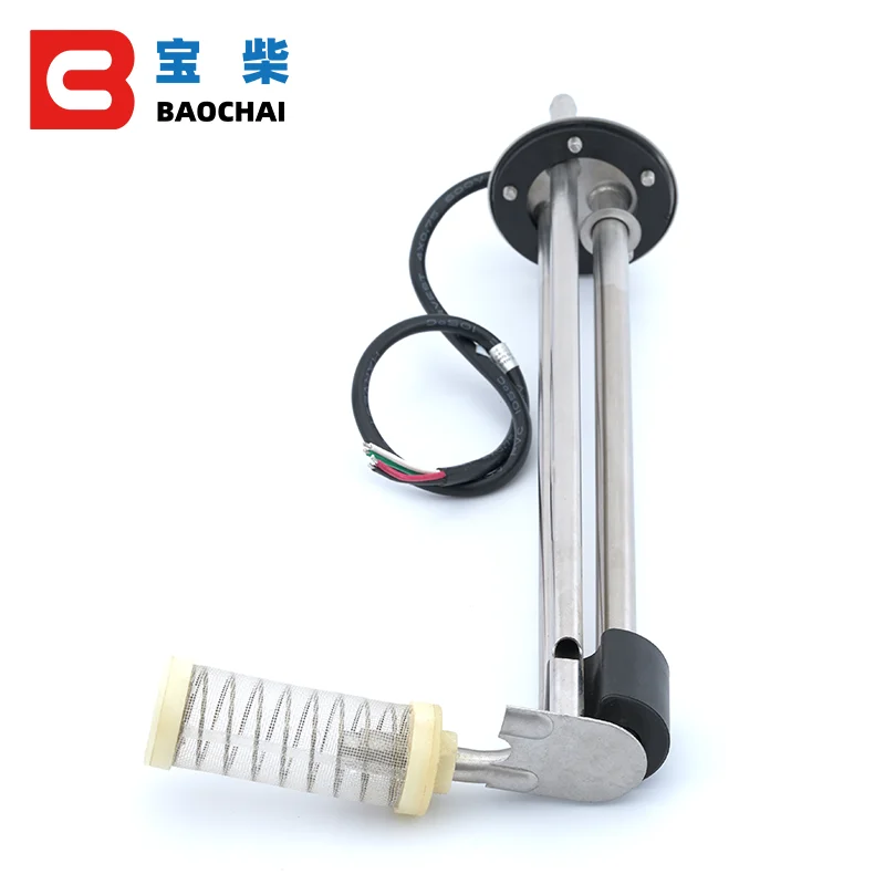 

PDT300YB Generator Stainless Steel diesel Fuel Level Flow Sensor 300mm Length Resistance Liquid Sensor