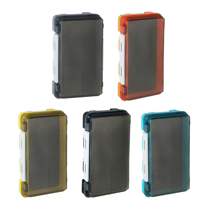 

Light weights Double-side Fly Fishing Box Waterproofs Plastic Fishing Tackle Box Portable Sponges Pad Fly Lures Box Container