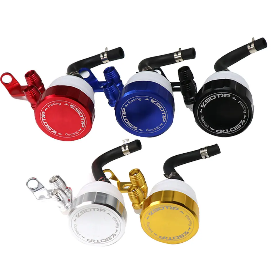 ZS MOTOS Motorcycle Brake Fluid Reservoir Clutch Cylinder Tank Oil Fluid Cup For Suzuk GSXR 600 750 For Yamaha MT07 YZF R1 R6