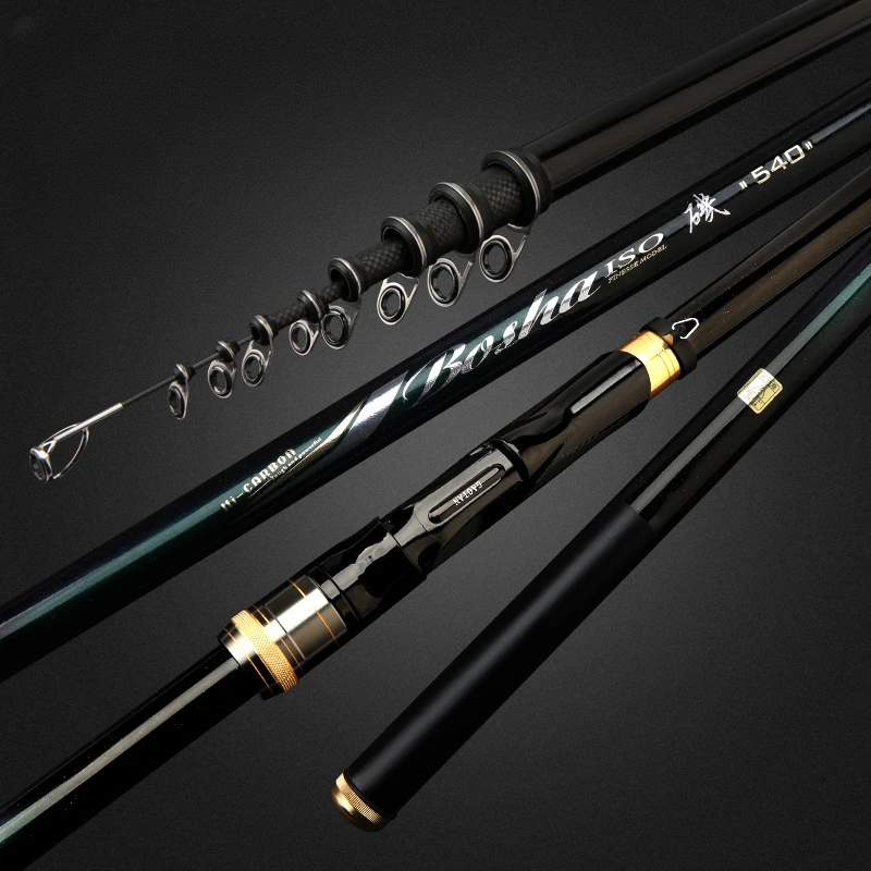 

Bosha-High Carbon Rock Fishing Rod, Hand Sea, Dual Use, Oblique Guide Ring, Sliding Float, Throwing, 4.5m, 5.4m